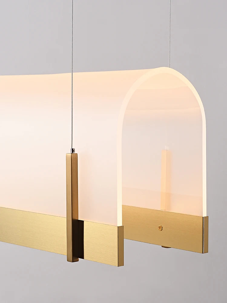 lustre en acrylique pour bar et restaurant moderne - vue 7 sur 8