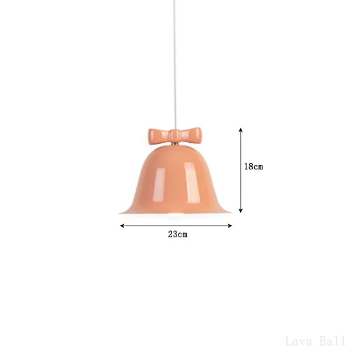 suspension modernes en forme de cloche avec nœud décoratif - vue 14 sur 20