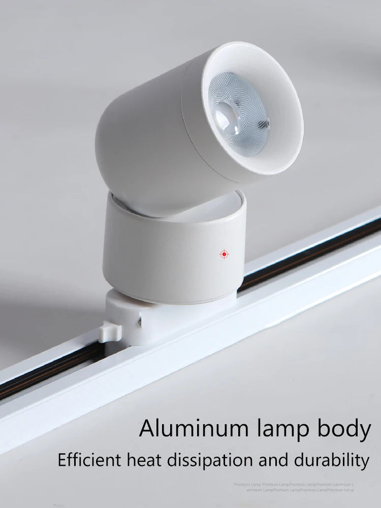led éclairage sur rail pour magasin foco projecteur - vue 5 sur 13