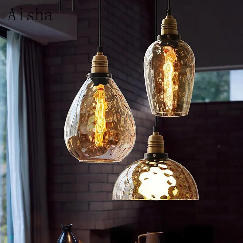 lustre industriel rétro pour décoration intérieure moderne - vue 2 sur 10