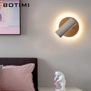 applique moderne réglable base ronde blanc