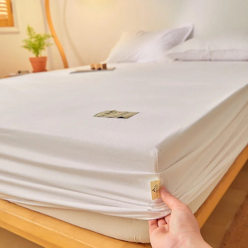 drap-housse en coton égyptien luxe doux et élastique