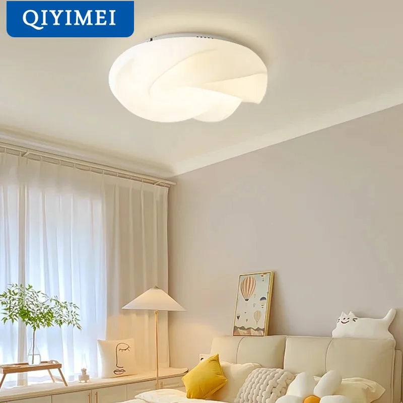 lustre led moderne pour décoration d'intérieur en forme de couronne - vue 5 sur 12