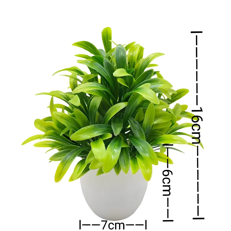 plante artificielle en pot pour décoration de bureau et jardin - vue 17 sur 45