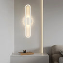 applique murale ovale minimaliste en aluminium pour escalier
