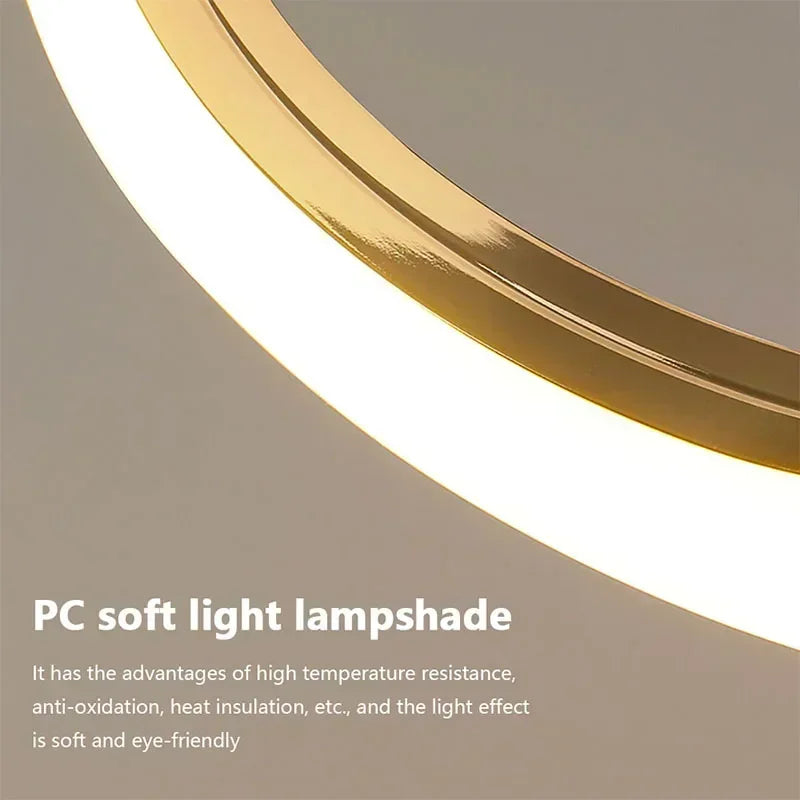 lustre led nordique suspendu décorations de luxe pour maison - vue 7 sur 9