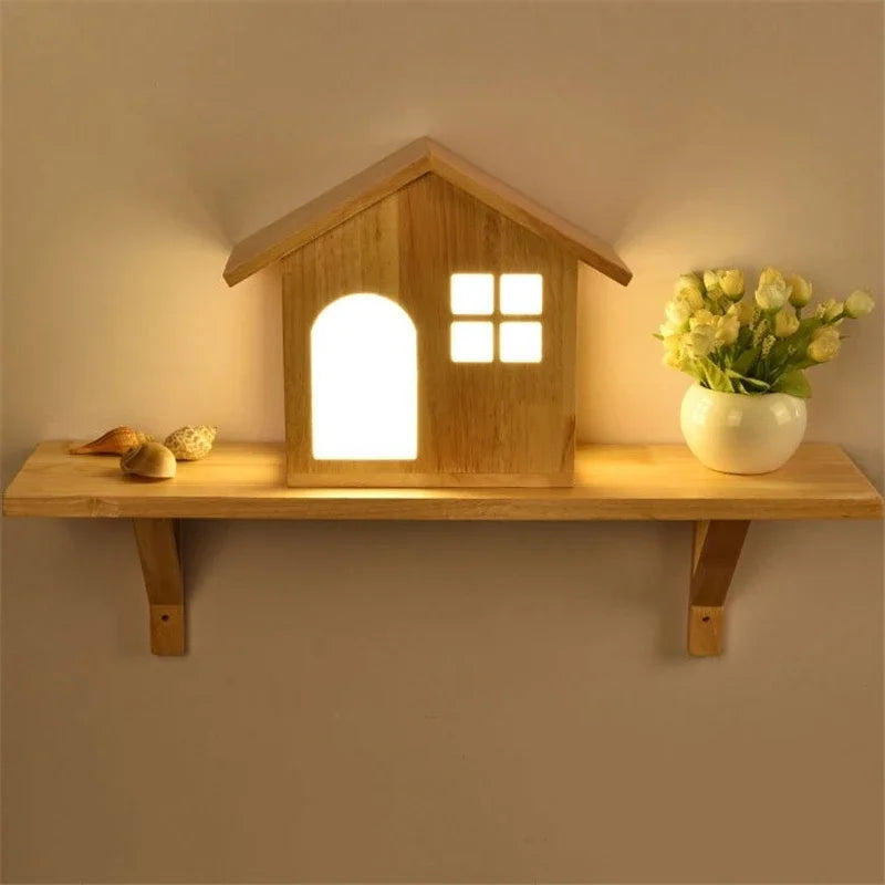 applique murale créatives modernes en bois pour enfants