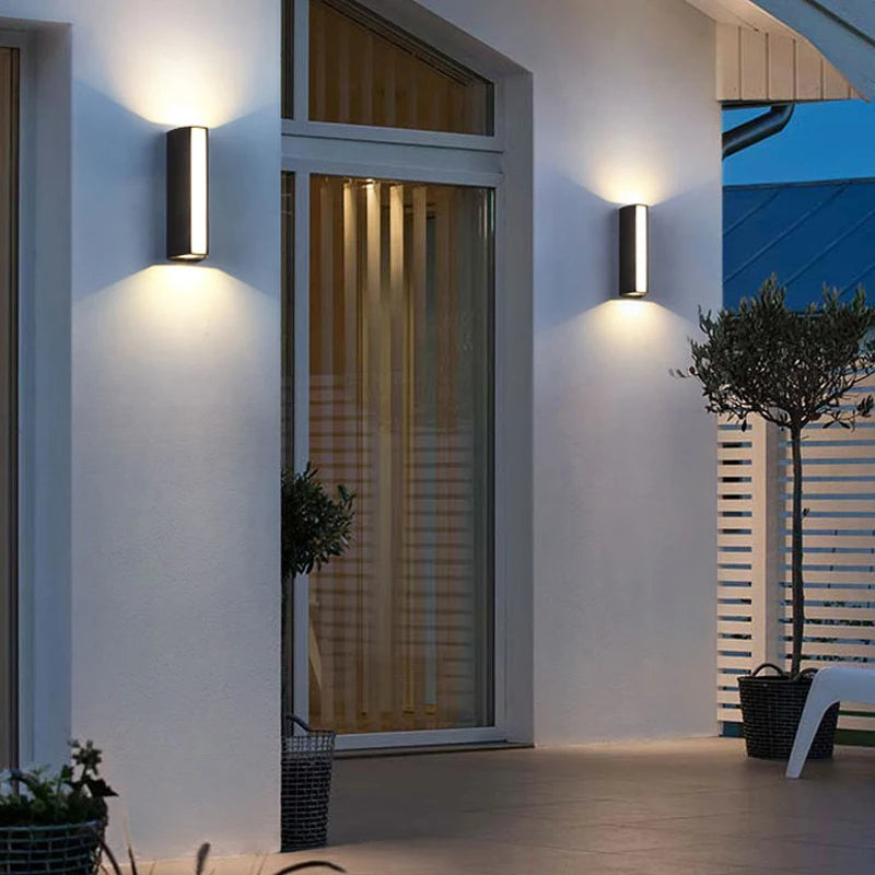 applique murale led étanche design moderne pour intérieur et extérieur - vue 5 sur 10