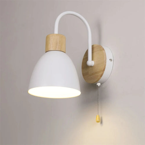 applique nordique moderne macaron avec interrupteur led décoration maison - vue 15 sur 18