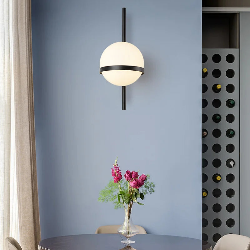 Applique murale led verre éclairage intérieur maison - vue 5 sur 10