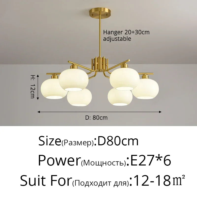 suspension nordique simple style moderne éclairage décoration intérieure - vue 12 sur 19