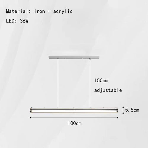 lustre art déco avec anneau pour éclairage suspendu réglable - vue 14 sur 16