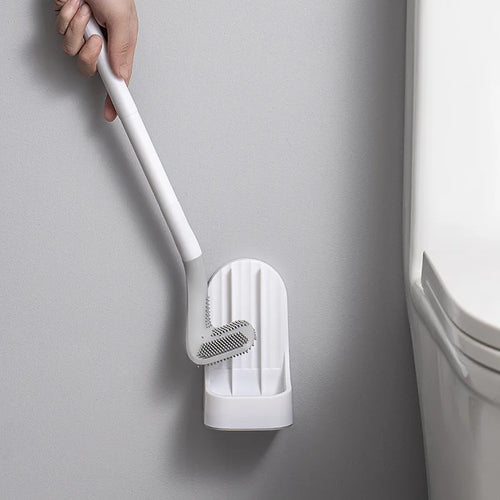 brosses de nettoyage silicone avec support pour salle de bain - vue 2 sur 16