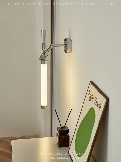 applique murale nordique en métal style industriel avec abat-jour led - vue 4 sur 7