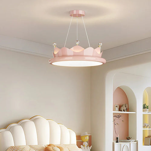 lustre romantique en cristal pour chambre d'enfant princesse - vue 2 sur 13