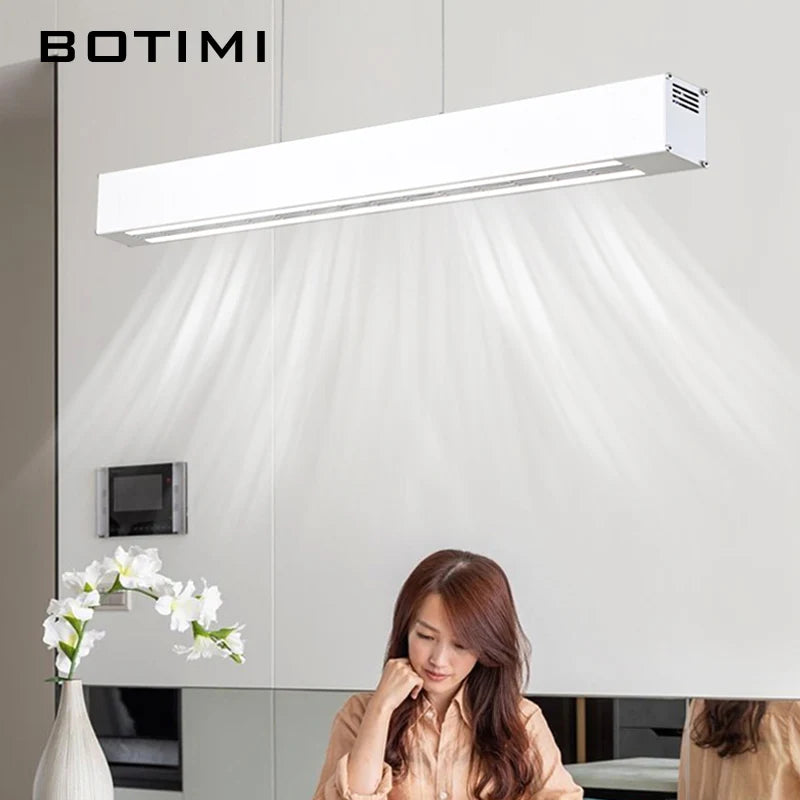 botimi moderne ventilateur led 220v télécommande longue