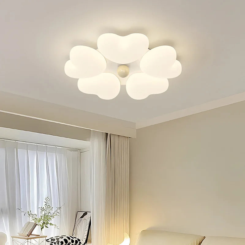 lustre moderne coeur d'amour pour enfants romantique