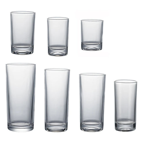 Verres cocktail design épuré résistants chaleur plusieurs contenances