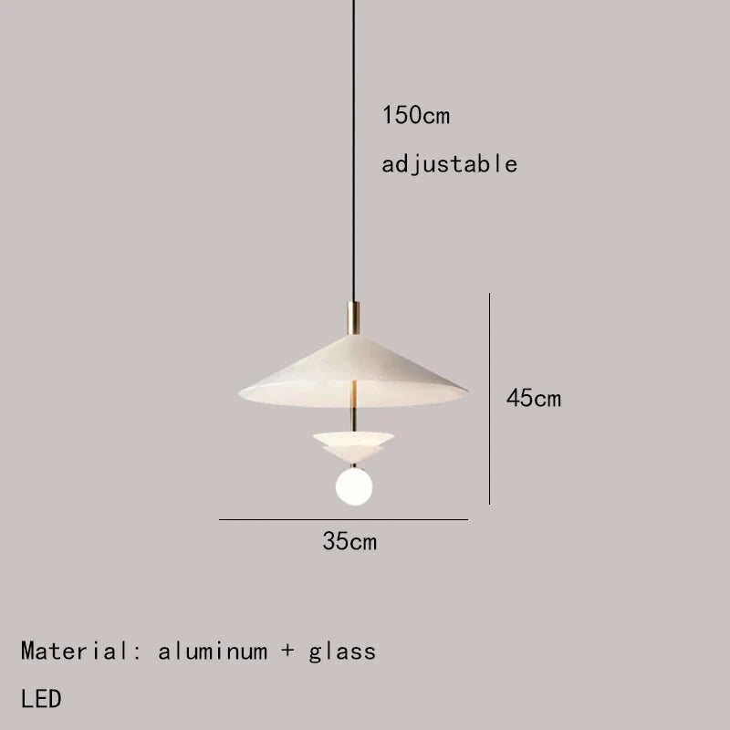 lustre en métal 	 style 3000k avec fil réglable - vue 11 sur 14