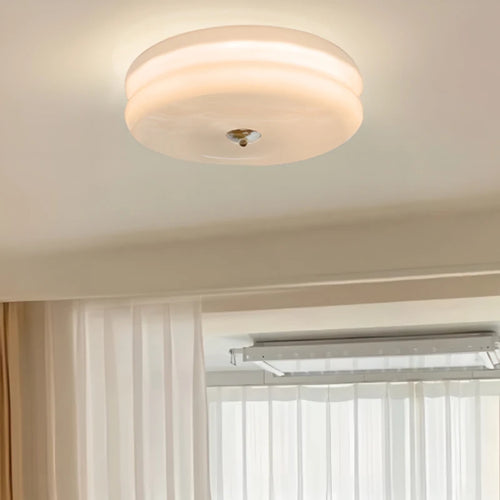 plafonnier led en verre style rétro pour décoration moderne - vue 5 sur 8