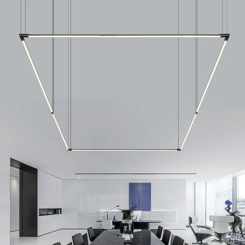 lustre nordique minimaliste led pour restaurant et bureau