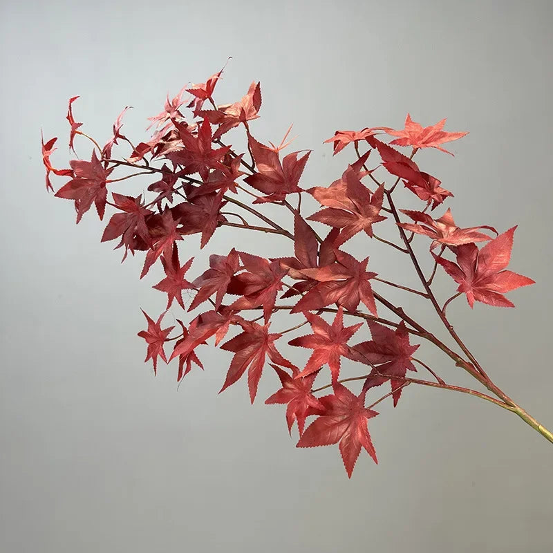 plantes artificielles en soie décoratives feuillage d'érable pour intérieur