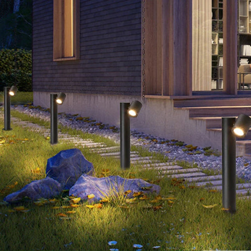lampes de jardin lumineuses pour extérieur avec double tête - vue 2 sur 8