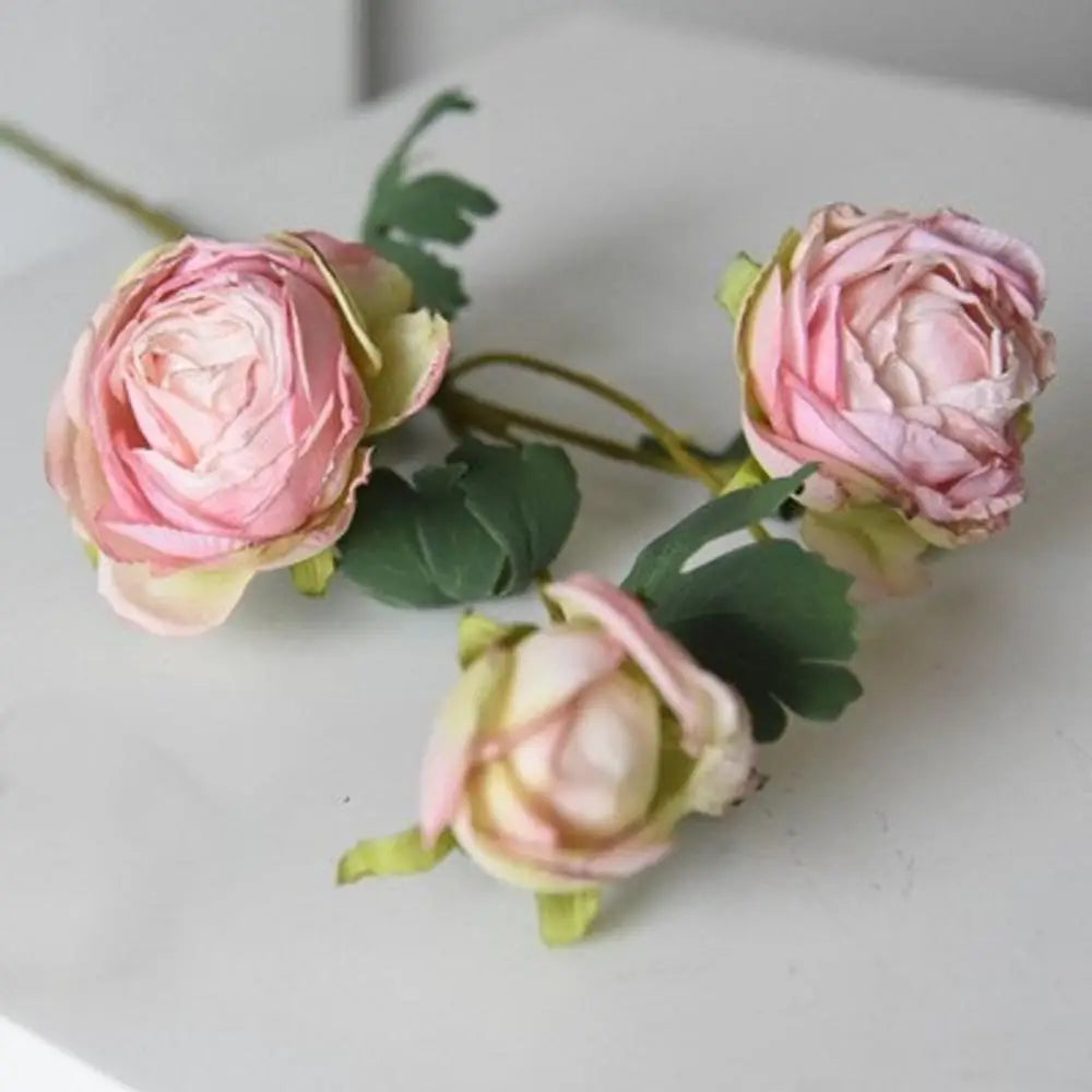bouquet de pivoines artificielles en soie pour décoration de mariage - vue 15 sur 18