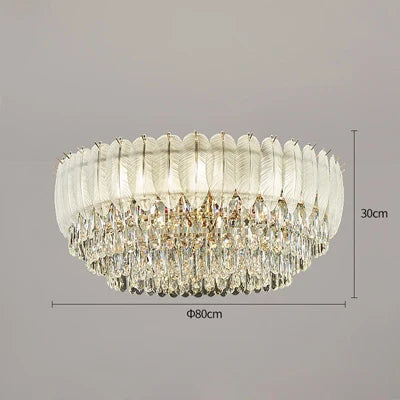 plafonnier cristal design moderne pour décoration intérieure élégante - vue 9 sur 12