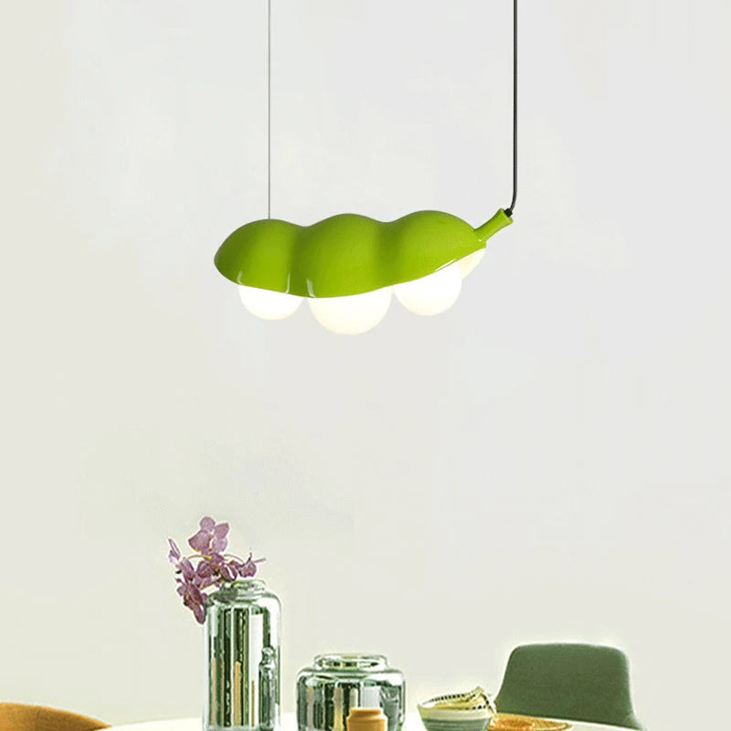 lustre en verre à pois créatifs avec fil réglable