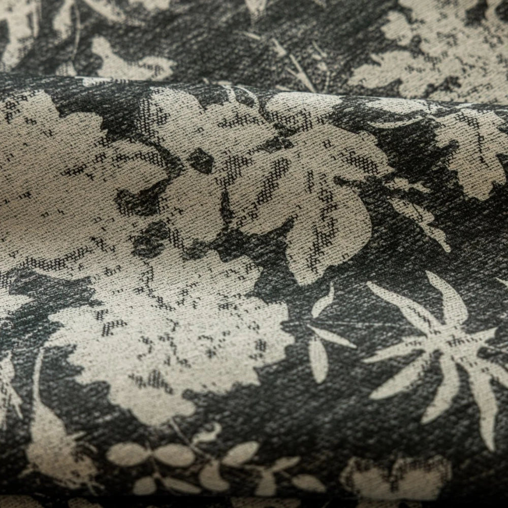 Rideau occultant moderne motifs floraux pour salon chambre - vue 8 sur 9