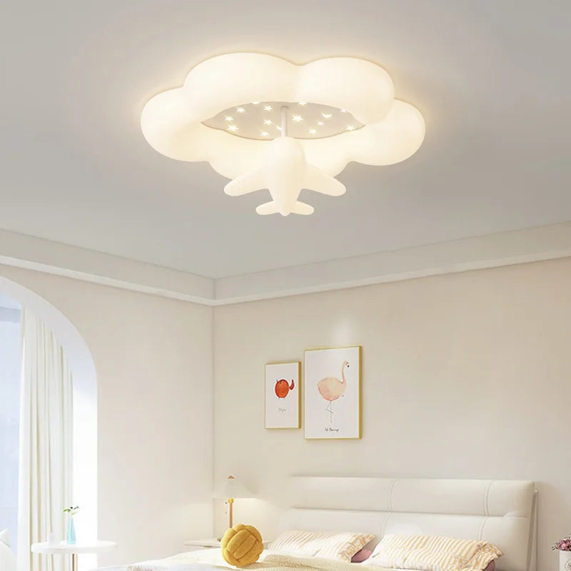 plafonnier pétales de vent éclairage décoratif pour intérieur - vue 4 sur 7