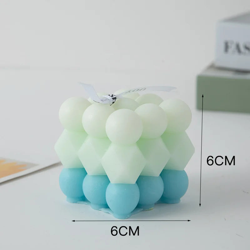 bougie parfumée big cube pour décoration moderne et aromathérapie - vue 11 sur 39
