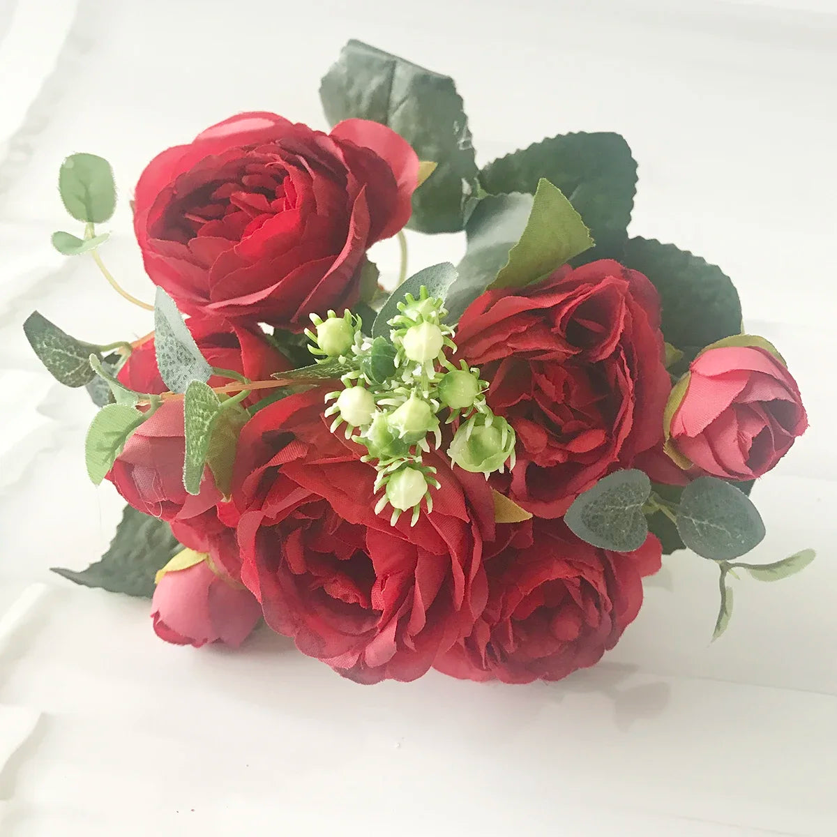 petit bouquet de fleurs artificielles pour décoration printanière et mariage - vue 11 sur 37