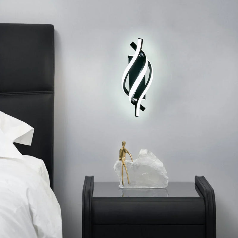 applique murale led spiral 3000k salon