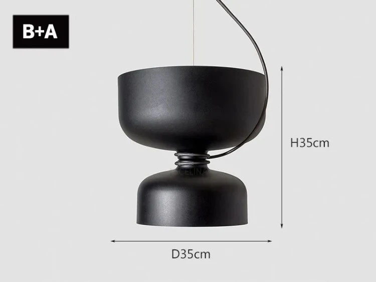 suspension nordique moderne à led pour décoration intérieure créative - vue 10 sur 24