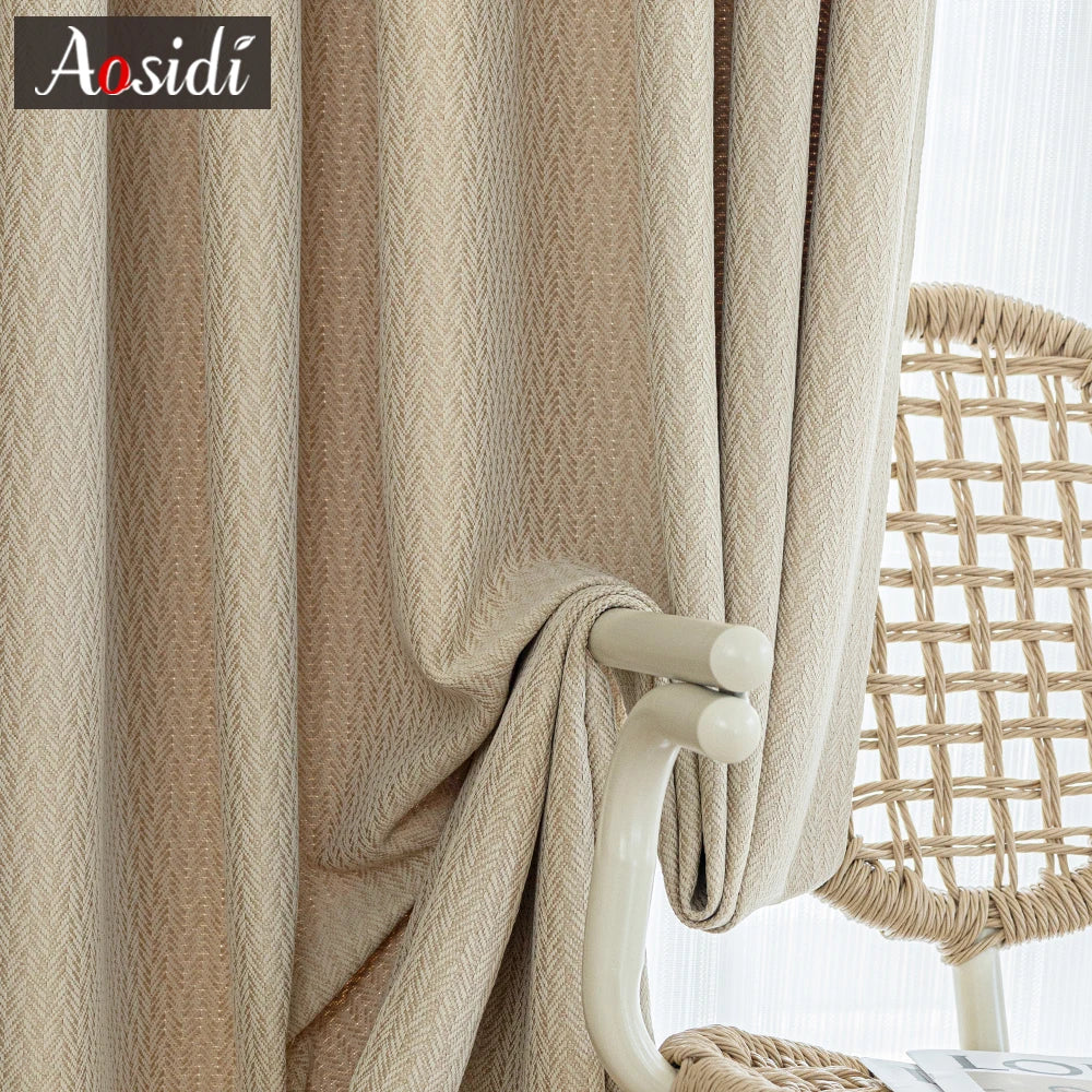 Rideau occultant moderne pour chambre salon isolation thermique - vue 5 sur 8