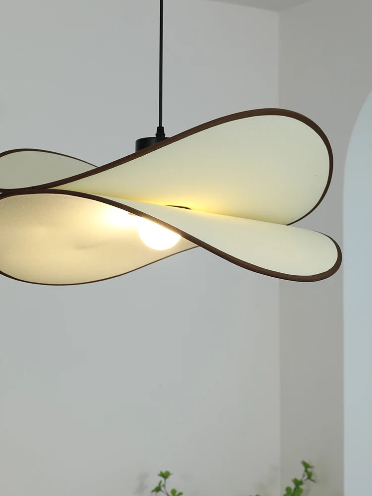plafonnier en tissu wabi sabi pour décoration intérieure moderne - vue 7 sur 9