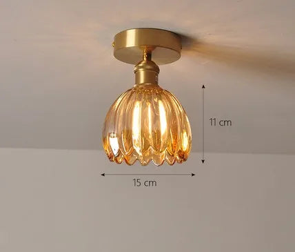 plafonnier moderne en verre pour intérieur et extérieur lumineux - vue 9 sur 30
