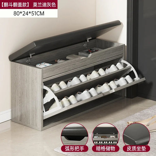 armoires à chaussures modernes de rangement vertical design japonais - vue 20 sur 21