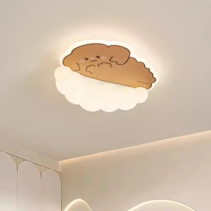 plafonnier mignon pour chambre d'enfant chiot chat panda moderne - vue 4 sur 9