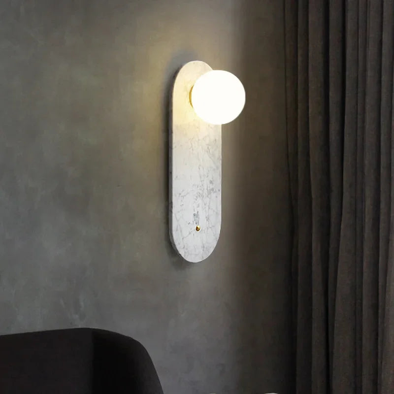 applique murale en marbre pour décoration intérieure élégante - vue 4 sur 8
