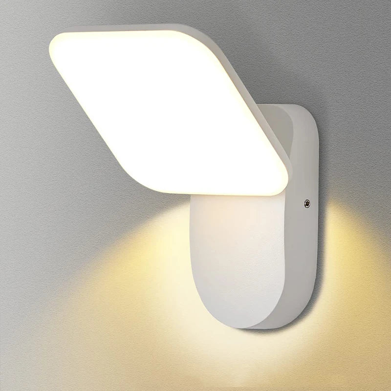 applique murale extérieure led moderne avec capteur étanche pour jardin - vue 6 sur 14