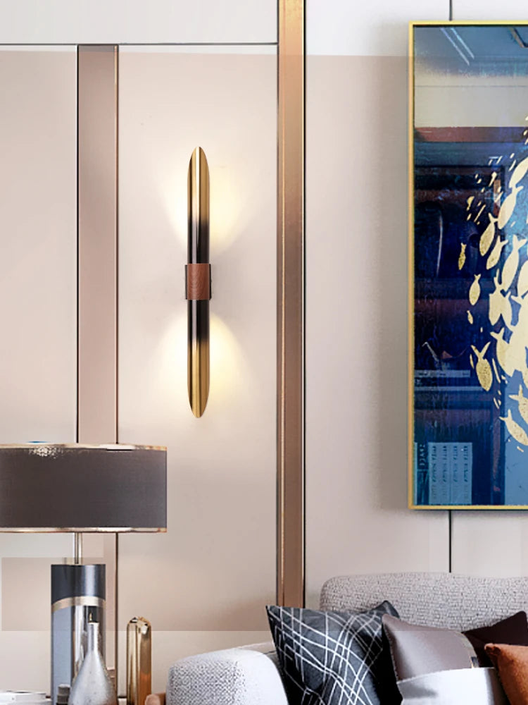 applique murale minimaliste à double tête design moderne - vue 3 sur 8