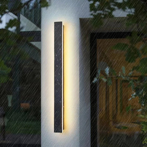 Porche lumière longue applique murale extérieure étanche moderne longue bande LED éclairage applique IP65 jardin applique 220V décoration