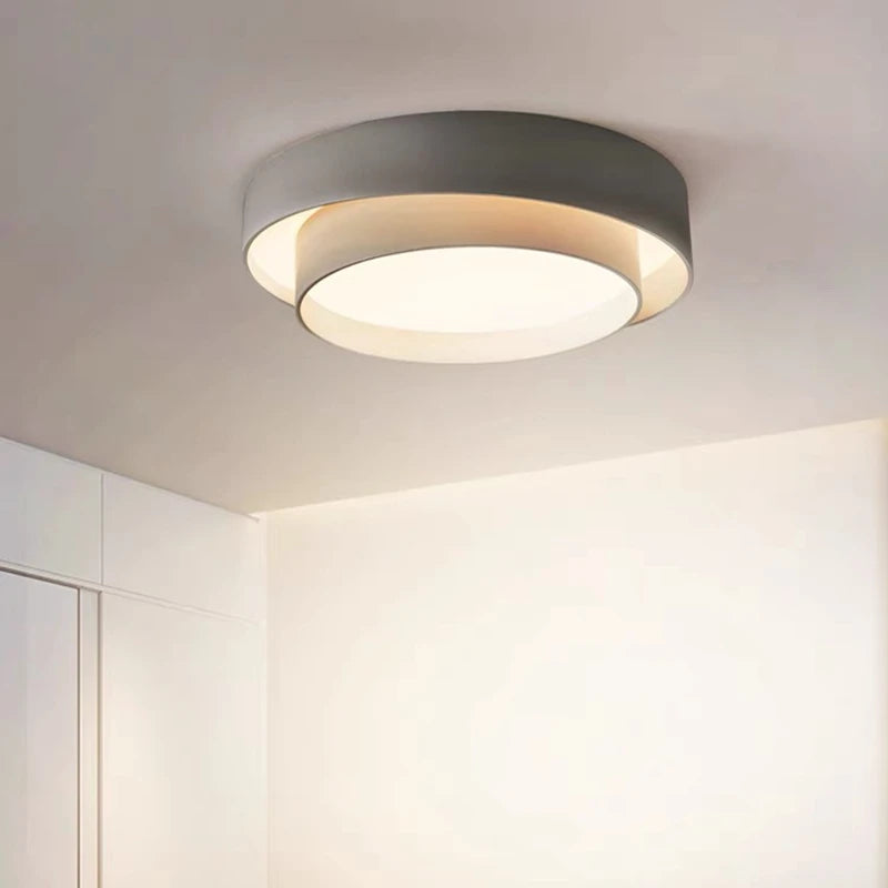 plafonnier moderne rond pour un éclairage créatif et nordique - vue 4 sur 8
