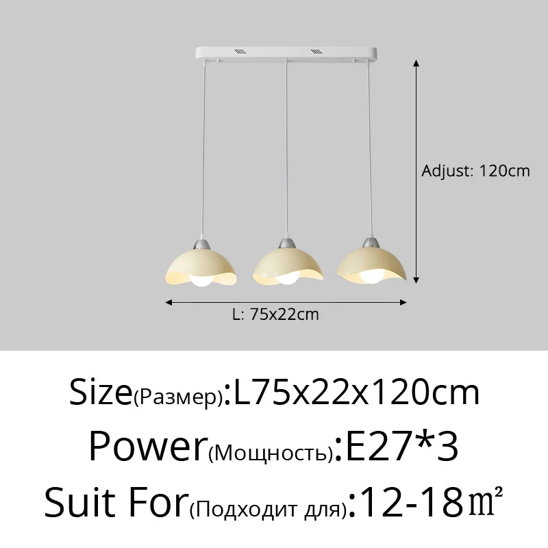lustre led simple pour décoration intérieure nordique élégante - vue 13 sur 13