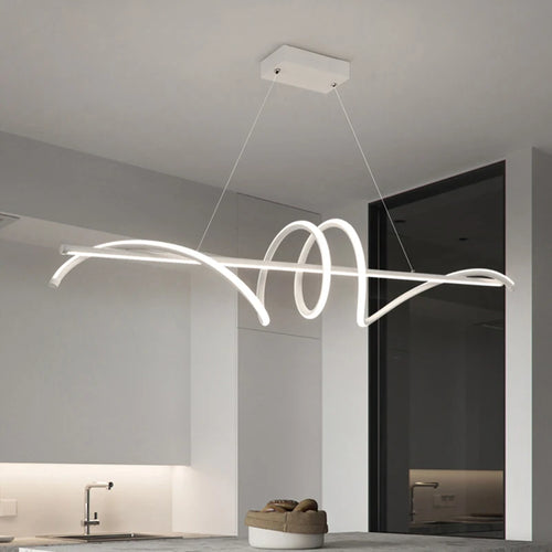suspension moderne en led pour décoration intérieure élégante - vue 2 sur 8