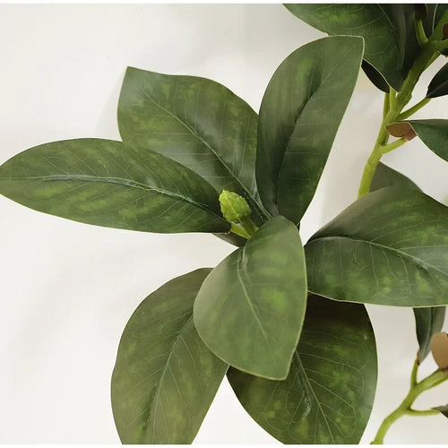 feuilles de magnolia artificielles pour décoration intérieure réaliste