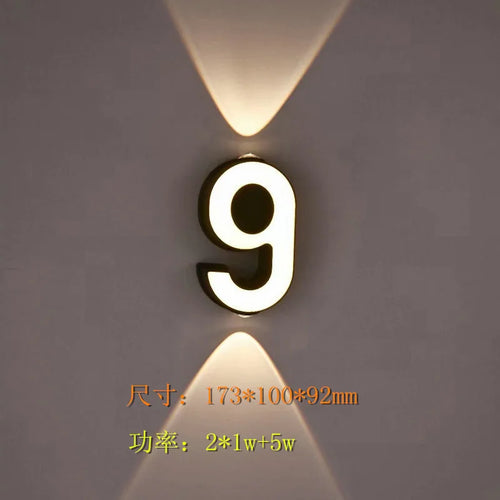 lampe numérique extérieure étanche led projection paysage signature moderne - vue 9 sur 15
